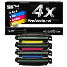 Image of 4X Eurotone PRO Toner For HP Color LaserJet Enterprise Flow MFP M-577-C