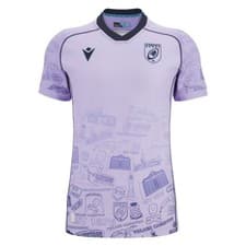 Image of Macron Cardiff Rugby 2025/26 Mens Training Rugby Shirt Purple (Sizes S - 2XL)