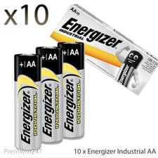 Image of 10x Energizer LR6 Industrial AA Batteries Alkaline Long Lasting 1.5V Battery