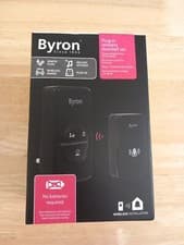 Image of Byron DBY-23452BS - Plug In Wireless Doorbell Set - 100m Range - Black
