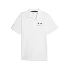 Image of BMW Genuine M Motorsport Mens Polo Shirt White Tee Top Short Sleeve Regular Fit