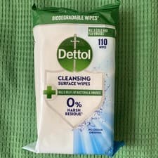 Image of Dettol Antibacterial Cleansing Surface Biodegradable Wipes 440 wipes