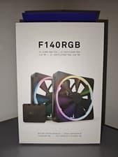 Image of NZXT F140 RGB fan Twin Pack With Controller- Black