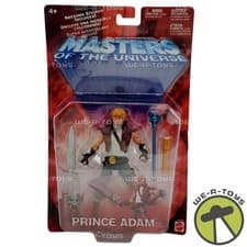 Image of Masters of the Universe 2002 Prince Adam Action Figure Mattel B0384 NEW