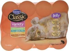 Image of Butcher's Classic Cat Variety in Jelly, 12 x 400g Tins, Adult Cat Food