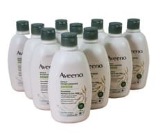 Image of Aveeno Daily Moisturising Body Wash PACK OF 10 Size 500ml Normal to Dry Skin NEW