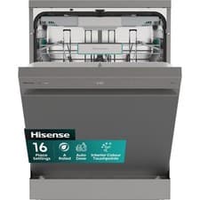 Image of Hisense HS693A90XADUK Auto Dose Full Size Dishwasher Stainless Steel A Rated