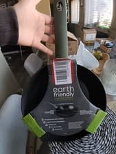 Image of Prestige 28cm Non-Stick Ceramic Frying Pan with Easy Grip Handle Green New