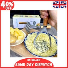 Image of NEW Potato Masher Heavy Duty Large Stainless Steel kitchen Potato Masher