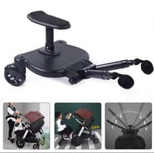 Image of Universal Stroller Board with Removable Seat 2-in-1 Seat Pushchair Attachment