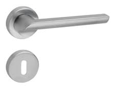 Image of Door Handles Silver Chrome Matt Handle Set Door Knob BB PZ WC Window