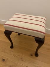 Image of Upholstered Vanity Stool