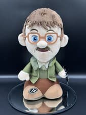 Image of Friday Night Dinner Jim free standing talking plush