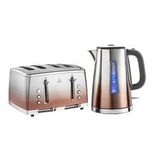 Image of Russell Hobbs, Eclipse Kettle & Toaster Set, Copper Sunset, ECLIPSECS