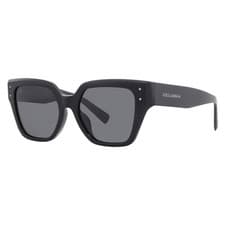 Image of Dolce and Gabbana Dark Grey Square Ladies Sunglasses DG4471F 501/87 52