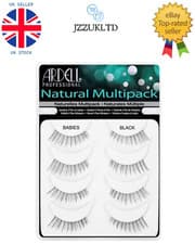 Image of Ardell Natural Multipack Babies Black False Eyelashes - 4 Pairs - Original New