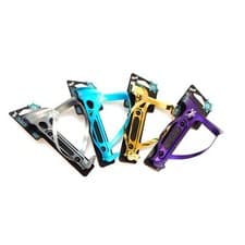 Image of 1 or 2 Pack Supacaz Fly Cage Anodized Alloy Bicycle Water Bottle Cage 4 Colors