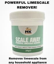 Image of SCALE-AWAY. POWERFUL LIMESCALE REMOVER. KETTLES, SHOWERHEADS, IRONS ETC