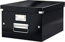 Image of Leitz A4 Storage Box, Click and Store Range 60440095 - Medium, Black