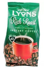 Image of Lyons Rich Roast Instant Coffee 70g Bag – Strong & Full-Bodied Flavour