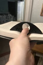 Image of Deathly Hallows Thumb Book Holder – Harry Potter Inspired Reading Aid