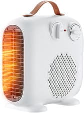 Image of Electric Heater for Home, 2000W Portable Fan Heater Low Energy Dual Control 3 Mo