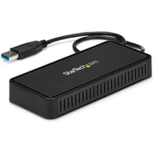Image of StarTech USBA2DPGB USB 3.0 Mini Dock Dual DisplayPort 4K 60Hz Gigabit Ethernet