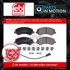Image of Brake Pads Set Front 16637 Febi 1371402 1433952 1488962 1553797 1560014 24484