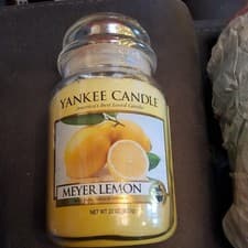 Image of Yankee Candle Large Jar Meyer Lemon Rare Discontinued