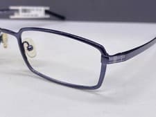 Image of Burberry Eyeglasses Frames Woman Blue Metal Square Slim Check 8989 NP:144€