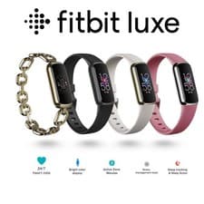 Image of Fitbit Luxe Activity Tracker with up to 6 days battery life, stress management