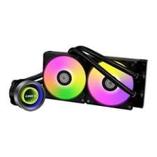 Image of Lian Li Galahad II Trinity 240mm AIO Liquid CPU Cooler, Black, 2 x 120mm ARGB Fa