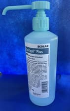 Image of Hand Sanitiser Gel 70% Alcohol - 500ml Pump Bottle - Unscented & Dye Free