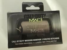 Image of Call Of Duty Modern Warfare 3 Dogtag Keychain Metal Stamped Letters