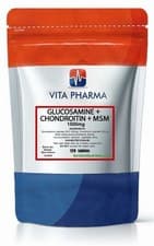 Image of Glucosamine + Chondroitin + MSM 1500mg tablets | Joint Support VITAPHARMA