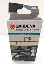 Image of Pack 3 GARDENA Micro Drip 13203-20 Straight Connector (13mm) Hose Fittings