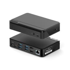 Image of ALOGIC Universal Twin HD Docking Station, USB-C & USB-A Compatible - Dual Displa