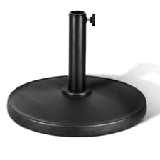 Image of Keplin Parasol Base Heavy Duty Metal Garden Patio Furniture Stand for Umbrella