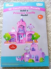 Image of Build a Princess Castle Model - 3D Construction Puzzle  by Fiesta crafts - New