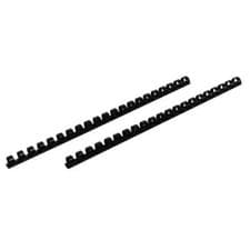 Image of Fellowes A4 Plastic Binding Combs 12mm Black (Pack of 100) 5346502