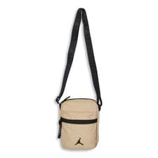 Image of NWT Jordan Airborne Festival Bag Crossbody Shoulder Bag Beige/Black