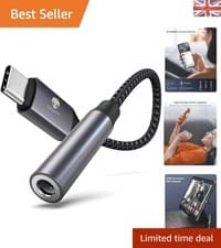 Image of Durable USB C to Aux Headphone Adapter with Multi-Function for Mobile Devices