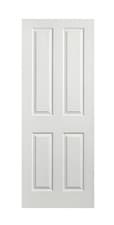 Image of White Internal Door 4 Panel Grained Primed 1981x762mm