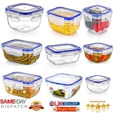 Image of Airtight Food storage container boxes Microwave Container Clip Seal Lock