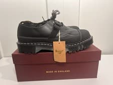 Image of DR MARTENS 1461 TECH MADE IN ENGLAND LEATHER + SUEDE SHOES - UK SIZE 11
