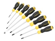 Image of STANLEY Cushion Grip Screwdriver Set, 8 Piece