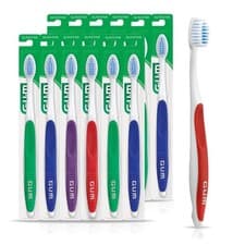 Image of Orthodontic Toothbrush, 124PD,“V” Trim Soft bristles, Professional Sample, 1 ...