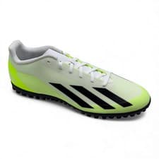 Image of adidas X CrazyFast.4 Turf Mens Trainers White IE1583 UK 9.5