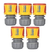 Image of Garden Hose Attachment Hozelock Water Stop Aqua Stop Connector (Choose Quantity)