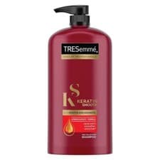 Image of TRESemme Keratin Smooth Shampoo 1 L, With Keratin & Argan Oil for Straighter, Sh